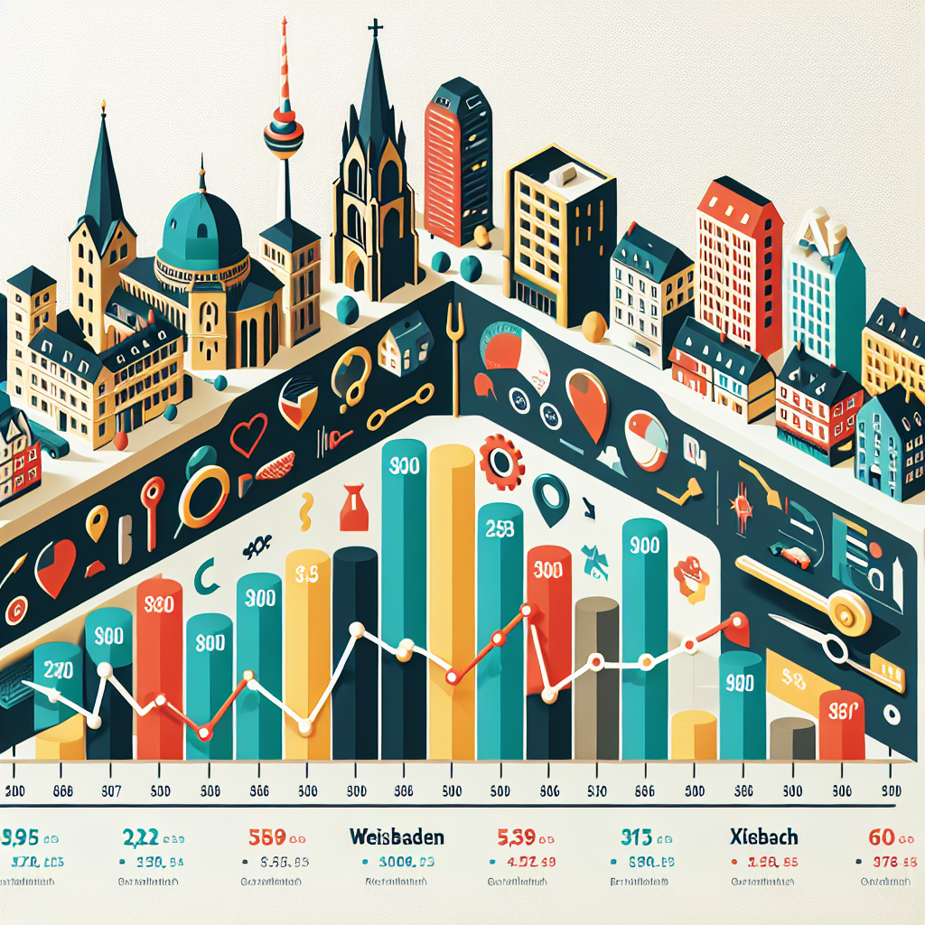 Mietspiegelentwicklung Wiesbaden vs. andere Städte